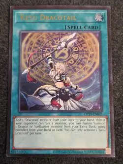 YuGiOh! - Ketu Dracotail - OP29-EN003 - Ultimate Rare - VLP - Image 1
