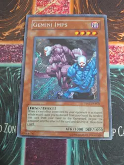 Yu-Gi-Oh! TCG Gemini Imps PP01-EN005 Secret Rare Unlimited Lightly Played - Image 1