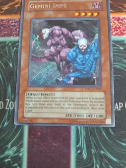 Yu-Gi-Oh! TCG Gemini Imps PP01-EN005 Secret Rare Unlimited Lightly Played - Image 4