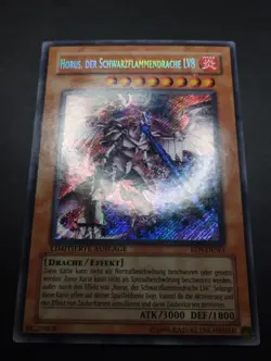 YUGIOH 2005 | HORUS THE BLACK FLAME DRAGON LV8 | EEN-DESE1 | GERMAN | VG (MP) - Image 5