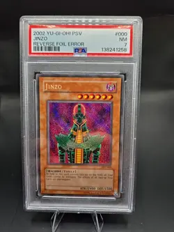Jinzo PSV-000 Pharaoh's Servant Unlimited Edition Reverse Holo Misprint - Image 1