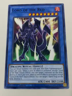 Lord of the Red Ritual Set Red Eyes Transmigration 1st Edition NM Free Holo - Image 2