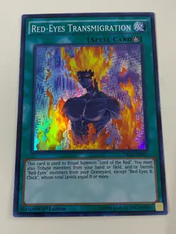 Lord of the Red Ritual Set Red Eyes Transmigration 1st Edition NM Free Holo - Image 3