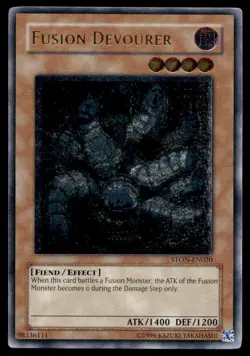 Yu-Gi-Oh TCG Strike of Neos #STON-EN020 Fusion Devourer UTR NM - Image 1