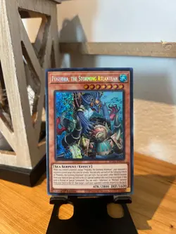 Yu-Gi-Oh! Poseidra, The Storming Atlantean - SUDA-EN016 Secret Rare 1st Edition - Image 1