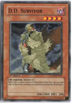 Yugioh - D.D. Survivor SDDE-EN014 1st Edition - Structure Deck: The Dark Emperor - Image 1