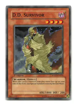 D.D. Survivor - SDDE-EN014 1st Edition - YuGiOh-LP - Image 1