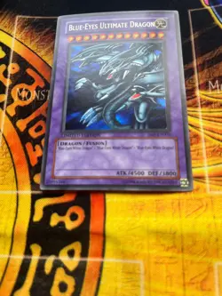 Blue Eyes Ultimate Dragon JUMP Secret Rare Lightly Played (2006) Limited Edition - Image 2