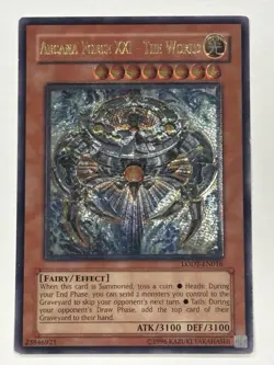YuGiOh Arcana Force XXI - The World - LODT-EN016 - Ultimate Rare - Unlimited LP - Image 1