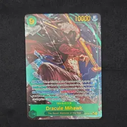 Bandai One Piece Dracule Mihawk OP14-119 Seven Warlords 10000 Power SEC alt art - Image 1
