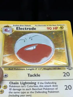 Pokemon TCG-Electrode 2/64 Holo Rare Unlimited Edition Jungle Set LP/NM WOTC - Image 2