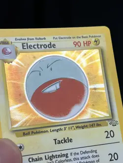 Pokemon TCG-Electrode 2/64 Holo Rare Unlimited Edition Jungle Set LP/NM WOTC - Image 3