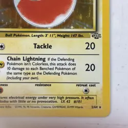 Electrode 2/64 Jungle Unlimited 1999 WOTC Holo Rare Pokemon TCG LP - Image 5