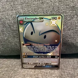 Electrode GX Sv57/Sv94 Hidden Fates: Shiny Vault Holo Pokemon TCG Mint - Image 1