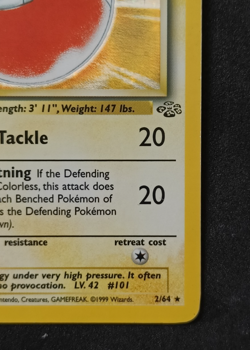 Pokemon TCG Electrode 2/64 Jungle Holo Vintage WOTC Card - LP - Image 4