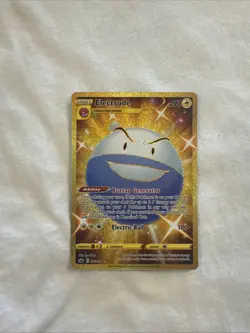 Electrode Pokemon Chilling Reign TCG 222/198 Secret Rare Gold Full Art - Image 1