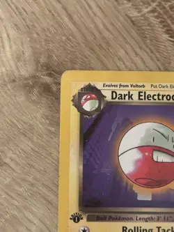 Pokemon Dark Electrode TCG 1st Edition Uncommon Card 34/82 Team Rocket - Image 2