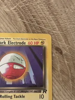 Pokemon Dark Electrode TCG 1st Edition Uncommon Card 34/82 Team Rocket - Image 3