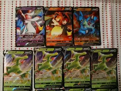 Pokemon TCG Jumbo EX, V Lot ×11 Charizard, Sylveon, Electrode (Has Duplicates) - Image 2