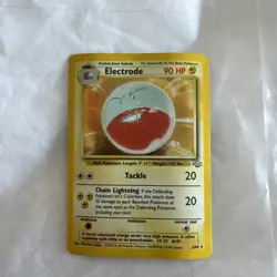 Pokemon TCG Electrode Jungle 2/64 Holo Unlimited Rare Card WOTC HP - Image 1