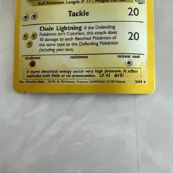 Pokemon TCG Electrode Jungle 2/64 Holo Unlimited Rare Card WOTC HP - Image 3