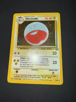 Pokemon TCG Electrode Jungle Holo Card 2/64 Unlimited Rare - Image 1