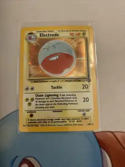 Pokemon TCG Jungle Expansion Electrode 2/64 Rare Holo Card - Image 1