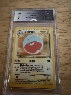 Pokemon TCG Electrode Holo Rare Card 2/64 Jungle Base Set - Image 1