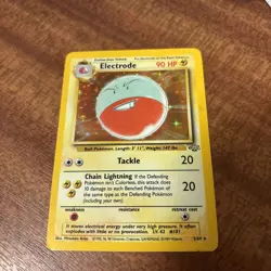 Pokemon TCG Electrode Jungle Holo Card 2/64 Unlimited LP - Image 1