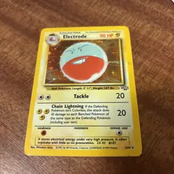 Pokemon TCG Electrode Jungle Holo Card 2/64 Unlimited LP - Image 2