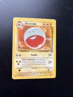 Pokemon Tcg Electrode 18/64 Jungle Non Holo Rare Card MP - Image 1