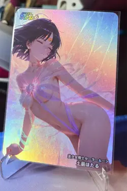 Sailor Moon Transformation (Sailor Saturn) Full Art ACG Waifu Anime Card - Image 1
