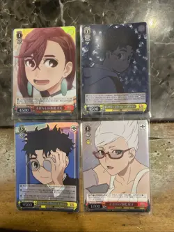 Weiss Schwarz Dandadan Japanese Card Lot Of 4 SR Cards - Image 1