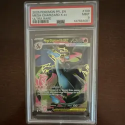 Pokemon TCG Mega Charizard X EX 109/094 Phantasmal Flames Ultra Rare Holo 360HP… - Image 1
