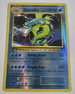 Pokemon TCG Gyarados Evolutions 34/108 Reverse Holo Holo Rare - Image 1