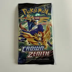 Pokemon TCG: Sword & Shield - Crown Zenith sealed Booster Pack (10 Cards) - Image 1