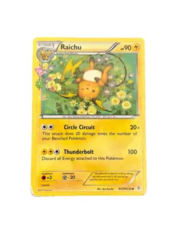 Pokemon Raichu RC9/RC32 XY Generations Radiant Collection Regular Card - Image 1