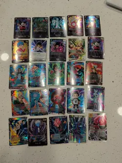 dragon ball super card Game foil Lot X25 - Image 1