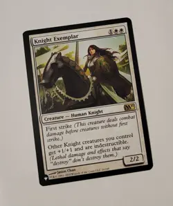 MTG The List Knight Exemplar 20/249 Reprints M11 Magic the Gathering TCG Card - Image 1