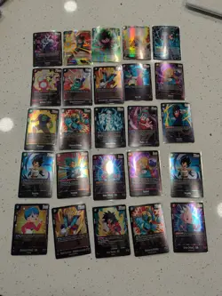 dragon ball super card Game foil Lot X25 - Image 1
