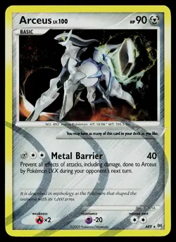 Pokemon Card - Arceus Arceus AR9 Holo Rare - Image 1