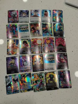 dragon ball super card Game foil Lot X25 - Image 1