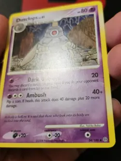 Pokemon TCG Vintage Dusclops Stormfront 34/100 Regular Uncommon Card! - Image 4