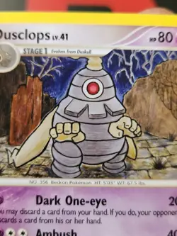 Pokemon TCG Vintage Dusclops Stormfront 34/100 Regular Uncommon Card! - Image 5