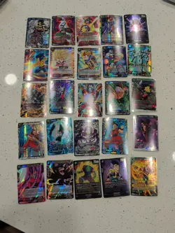 dragon ball super card Game foil Lot X25 - Image 1