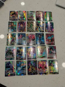dragon ball super card Game foil Lot X25 - Image 1