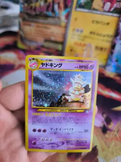 Pokemon Karte Card Laschoking Slowking Neo Genesis 2000 Holo Wotc japanese NM - Image 4