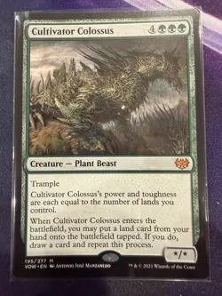 Cultivator Colossus Innistrad: Crimson Vow Mythic Regeneration Card NM Condition - Image 1