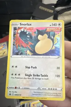 Snorlax SWSH119 SWSH: Sword & Shield Promo Cards Holo T211 - Image 1