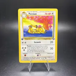 Pokemon Persian 1st Edition Non Holo 42/64 Jungle Uncommon Card NM NEAR MINT -c - Image 1